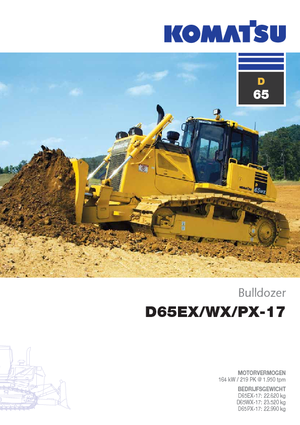 Верижен булдозер Komatsu D65WX-17