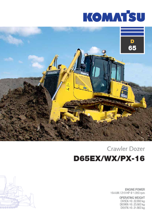 Верижен булдозер Komatsu D65PX-16