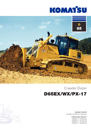 Верижен булдозер Komatsu D65PX-17