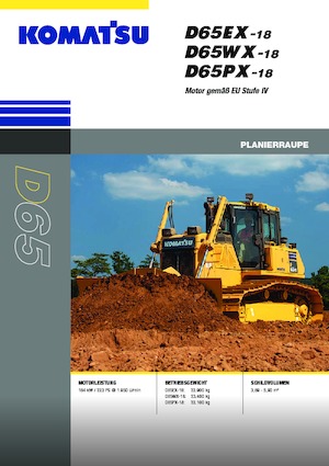 Верижен булдозер Komatsu D65WX-18E0