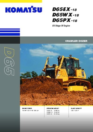 Верижен булдозер Komatsu D65WX-18E0
