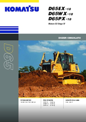 Верижен булдозер Komatsu D65WX-18E0