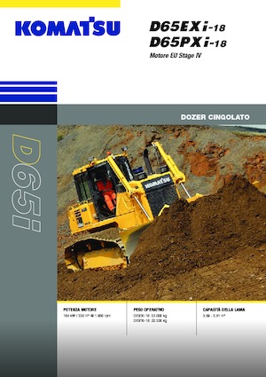 Верижен булдозер Komatsu D65EXi-18
