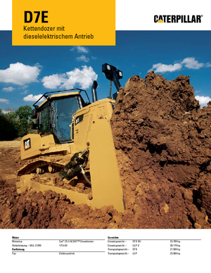 Верижен булдозер Caterpillar D7E