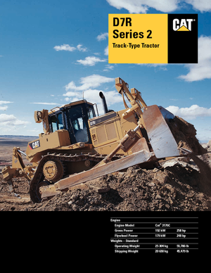 Верижен булдозер Caterpillar D7R XRU II
