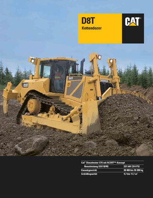 Верижен булдозер Caterpillar D8T