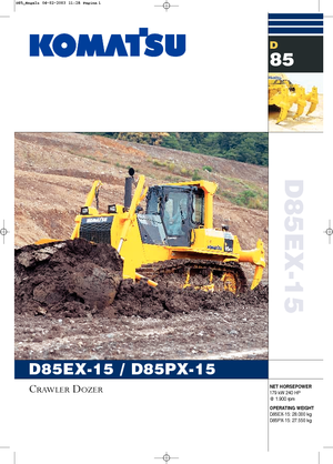 Верижен булдозер Komatsu D85EX-15