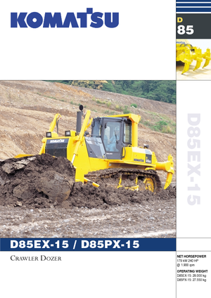 Верижен булдозер Komatsu D85PX-15