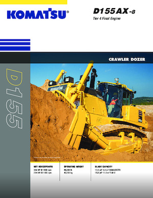 Верижен булдозер Komatsu D155AX-8 WH