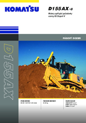 Верижен булдозер Komatsu D155AX-8E0