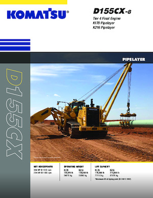 Верижен булдозер Komatsu D155CX-8 K170