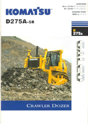 Верижен булдозер Komatsu D275A-5R