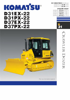Верижен булдозер Komatsu D31EX-22