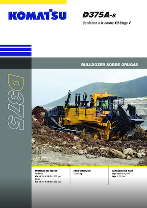 Верижен булдозер Komatsu D375A-8E0