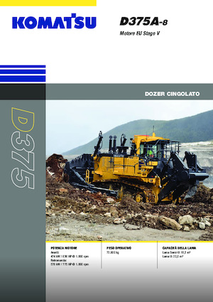 Верижен булдозер Komatsu D375A-8E0