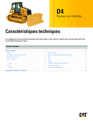 Верижен булдозер Caterpillar D4 XL