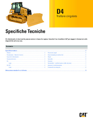 Верижен булдозер Caterpillar D4 XL