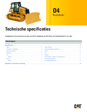 Верижен булдозер Caterpillar D4 XL
