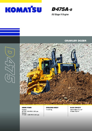 Верижен булдозер Komatsu D475A-8E0