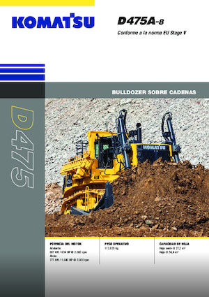 Верижен булдозер Komatsu D475A-8E0