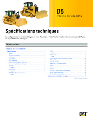 Верижен булдозер Caterpillar D5 LPG VPAT