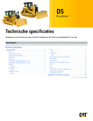 Верижен булдозер Caterpillar D5 LPG VPAT