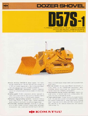 Верижен булдозер Komatsu D57S-1