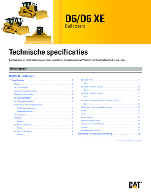 Верижен булдозер Caterpillar D6