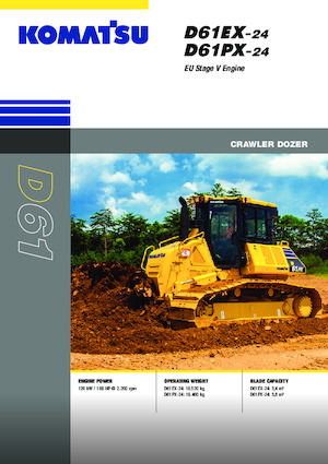 Верижен булдозер Komatsu D61PX-24E0