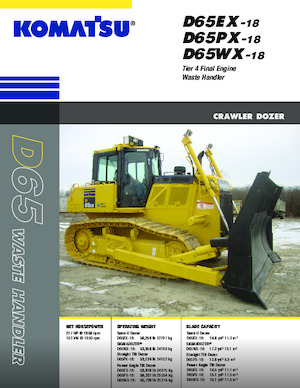 Верижен булдозер Komatsu D65EX-18E0