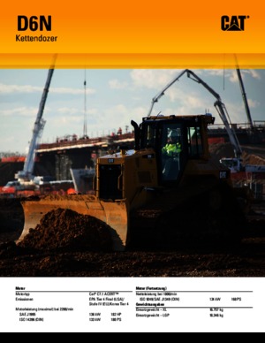 Верижен булдозер Caterpillar D6N LGP