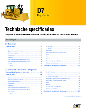 Верижен булдозер Caterpillar D7 LGP