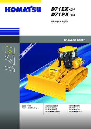 Верижен булдозер Komatsu D71PX-24E0