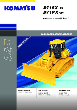 Верижен булдозер Komatsu D71PX-24E0