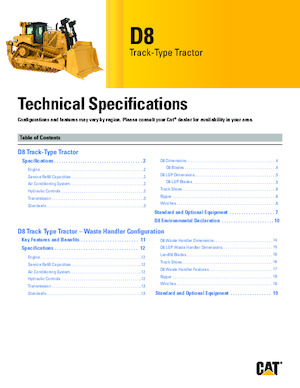 Верижен булдозер Caterpillar D8