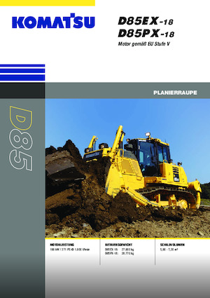 Верижен булдозер Komatsu D85PX-18E0