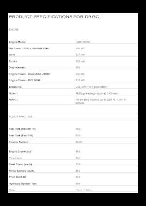 Верижен булдозер Caterpillar D9 GC