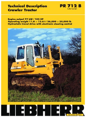 Верижен булдозер Liebherr PR 712 B-L Litr.