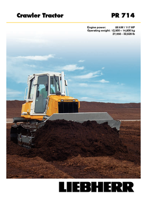 Верижен булдозер Liebherr PR 714 LGP