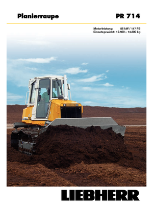 Верижен булдозер Liebherr PR 714 LGP