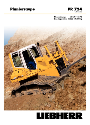 Верижен булдозер Liebherr PR 724 XL