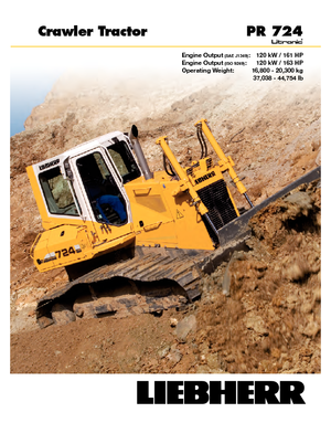 Верижен булдозер Liebherr PR 724 XL