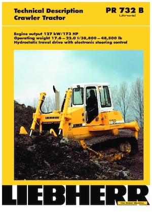 Верижен булдозер Liebherr PR 732 B Litr.