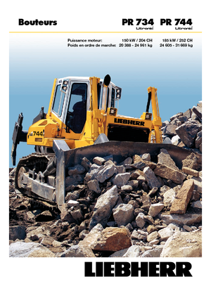 Верижен булдозер Liebherr PR 734 L