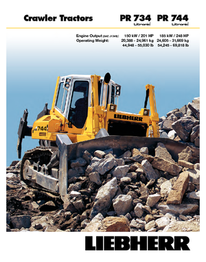 Верижен булдозер Liebherr PR 734 L