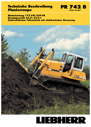 Верижен булдозер Liebherr PR 742 B Litr.
