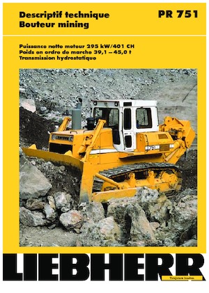 Верижен булдозер Liebherr PR 751