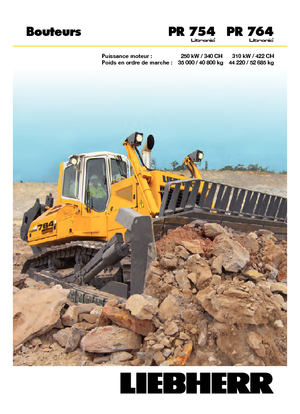 Верижен булдозер Liebherr PR 764