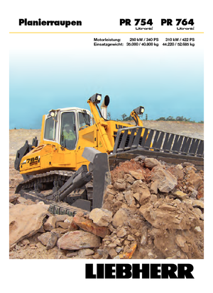 Верижен булдозер Liebherr PR 764