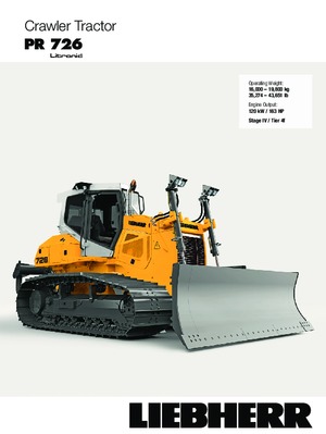 Верижен булдозер Liebherr PR 726 XL